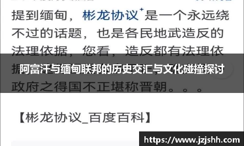 阿富汗与缅甸联邦的历史交汇与文化碰撞探讨